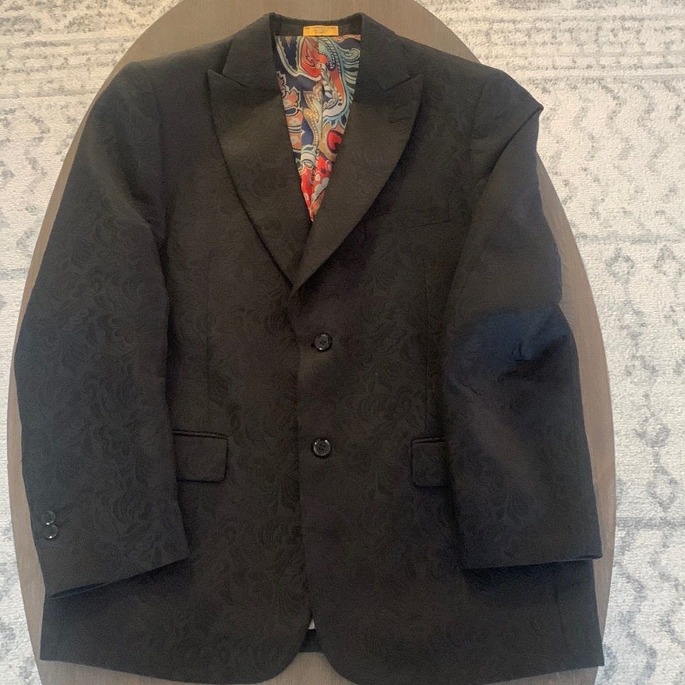 Black paisley Blazer